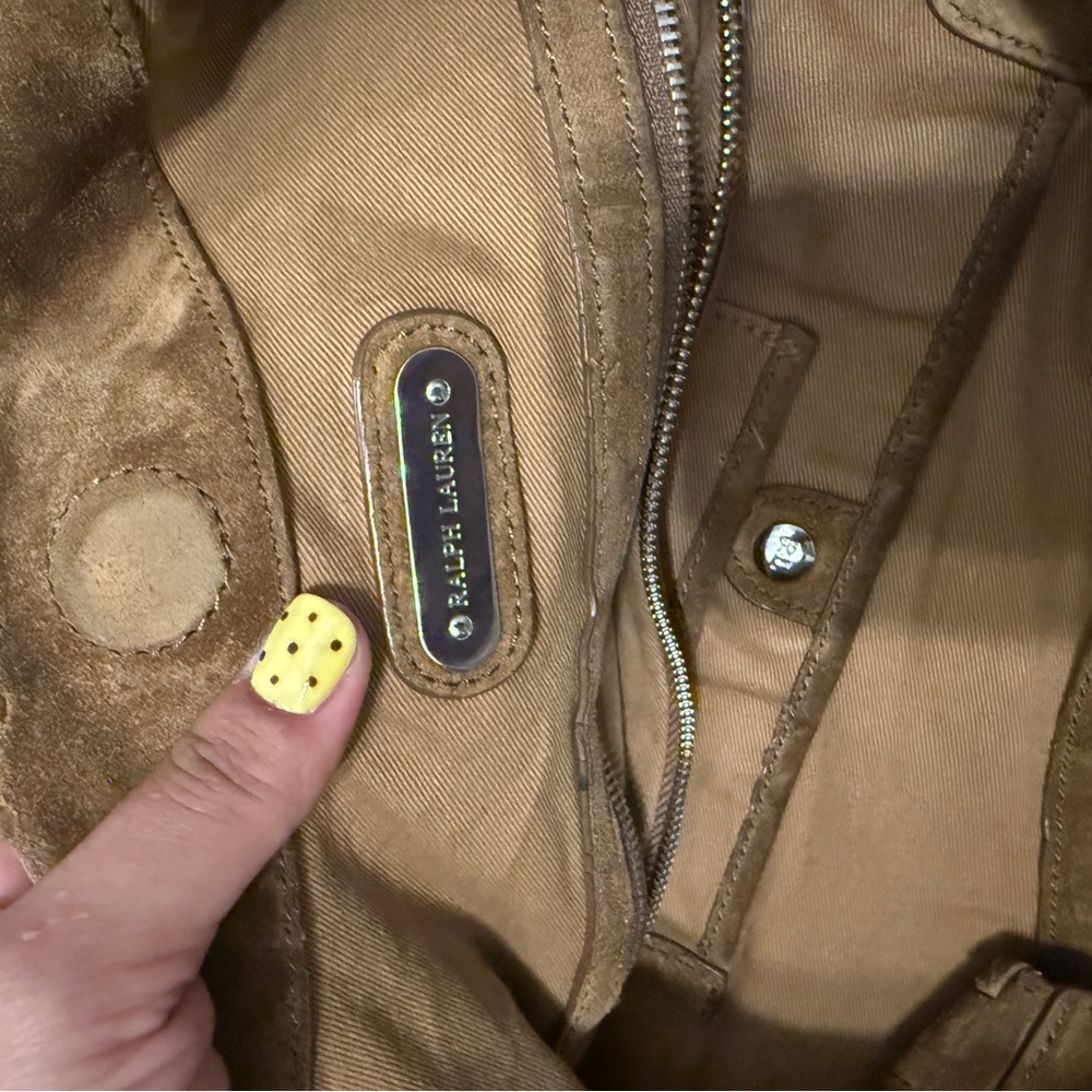 Ralph Lauren Tan Suede Hobo Bag - Picture 4 of 7
